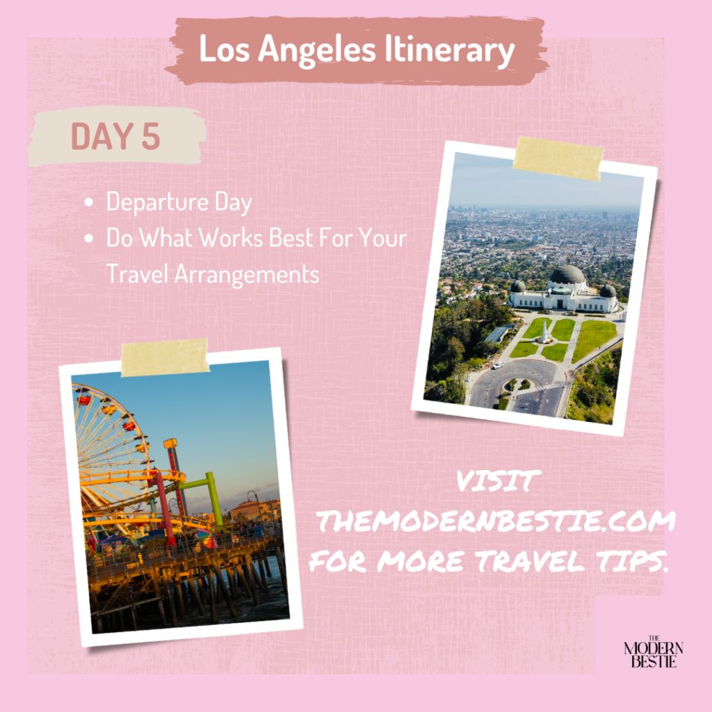 Los Angeles Itinerary