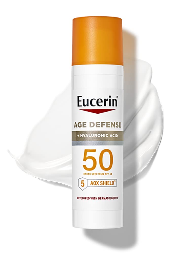 Eucerin age defense sunscreen for darker skin tones