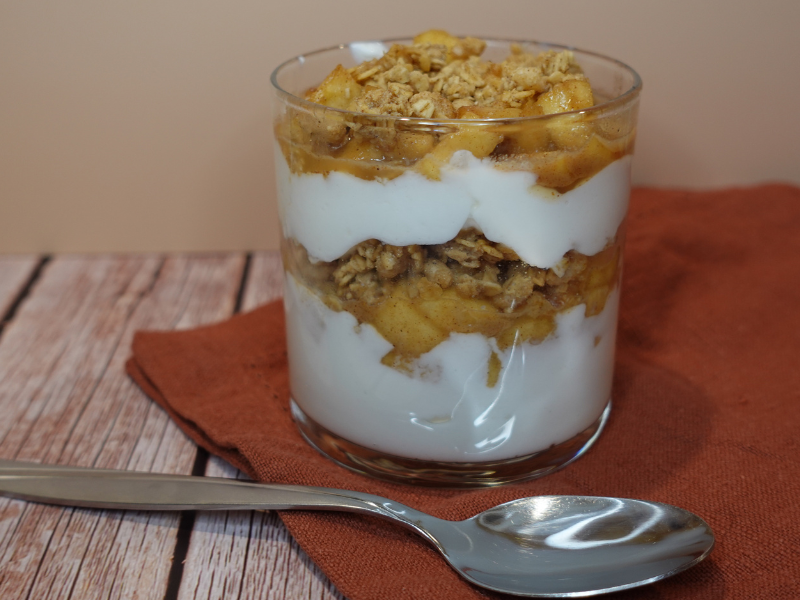 Cinnamon Apple Yogurt Parfait Recipe